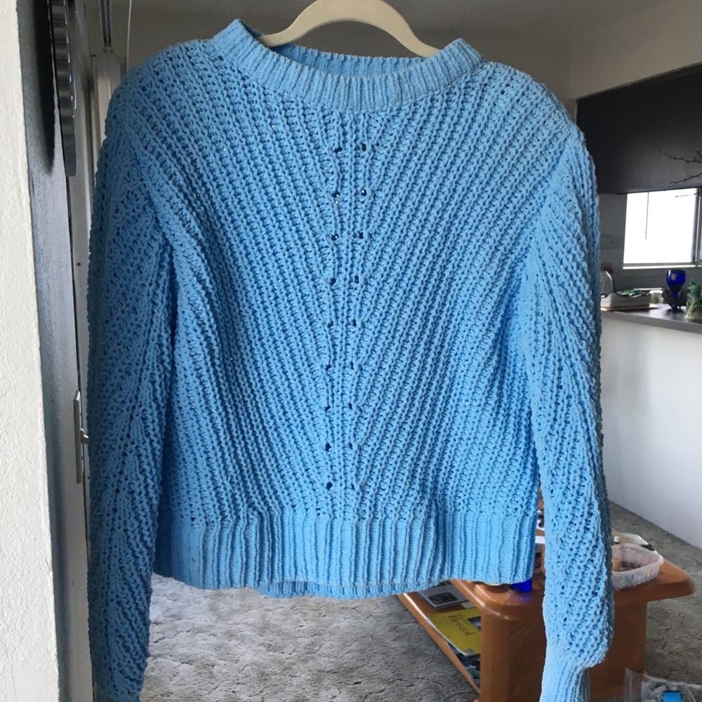 H&M baby blue sweater jumper